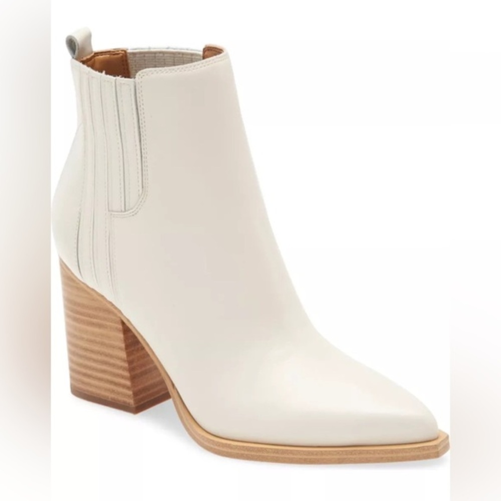 Marc Fisher Oshay Bootie Sz 5.5 Ivory
